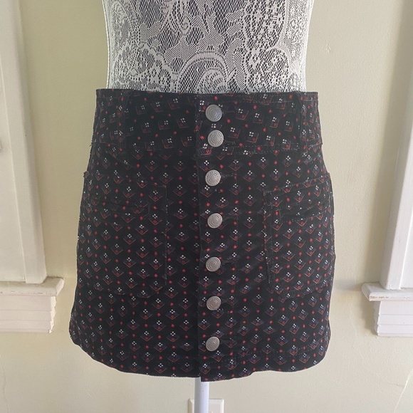 Free People, We The Free, Corduroy Skirt - Picture 2 of 6